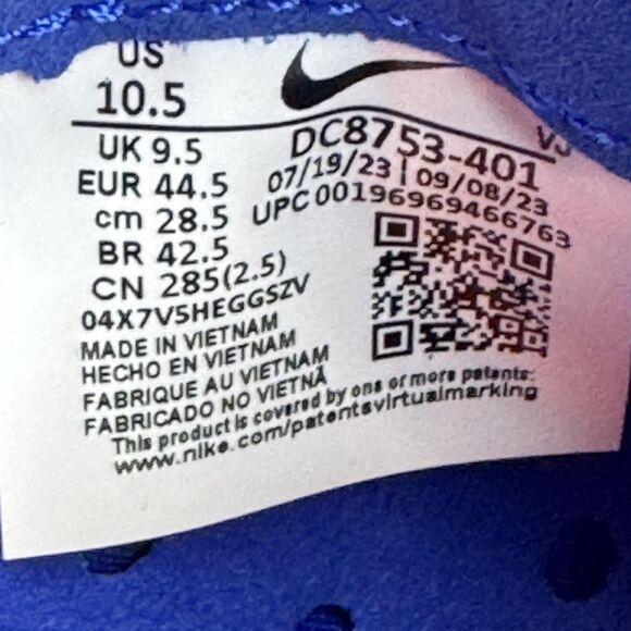 Nike Zoom Rival Sprint Track Shoes Mens Size 10.5 DC8753-401 Spikes New - Picture 9 of 11